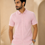60 Lea Linen Half Sleeve Shirt