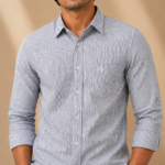 Oxford Striped Full-Sleeve Shirt