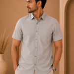 60 Lea Linen Half Sleeve Shirt