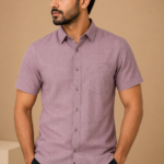 60 Lea Linen Half Sleeve Shirt