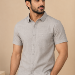 60 Lea Linen Half Sleeve Shirt